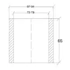 تغذیه استوانه ای جینتو سایز ایکس 8 | Exo - Guinto 340X-X8