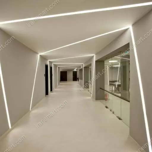 پروفیل نور T .Light 45 DBL به همراه دیفیوزر