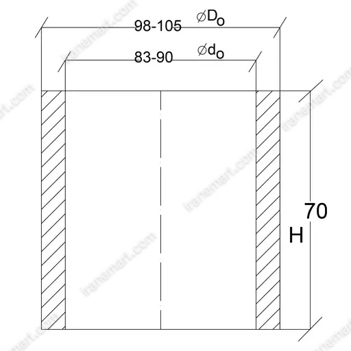 تغذیه استوانه ای جینتو سایز ایکس 9 | iso - Guinto 340X-X9